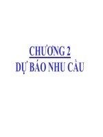 bài giảng quản trị sản xuất - chương 2 dự báo nhu cầu
