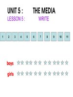 Unit 5 - write - anh 9