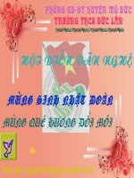 Hội diễn văn nghệ trường THCS Đức Lân