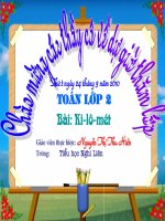 Toán 2. Bài: Ki-lô-mét