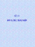 tiet 137 toan 2 don vi, chuc, tram, nghin