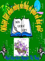 Bài 10: Bác hồ dọc tuyên ngôn độc lập