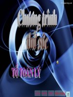 THỬ SỨC TỔ TOÁN-LÝ