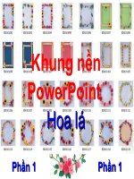 Khung nền khi soạn bài