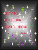 CHUYEN DOI CAU CHU DONG THANH CAU BI DONG (tt)