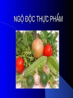 ngộ độc thực phẩm