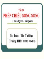 Phep chieu song song