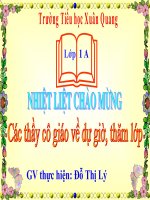 Tập đọc Lóp 1: Truong em