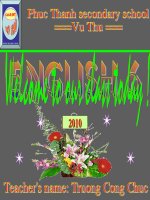 Unit 13 Lesson 1:A1-2(thi GVG Tinh)