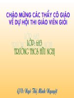 bài dự thi GVG TP