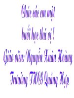 giao an dt lop 6 tiet 28