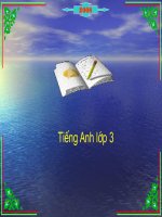 tieng anh 3-unit9-hot