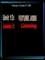 e12, unit 6-listening