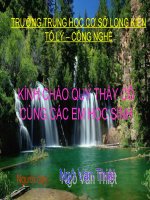 Bài 27: Sự Bay Hơi Và Sự Ngưng Tụ ( tt)