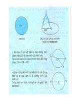 Bài 8 Hinh tron, Duong tron