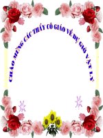 KINH LUP THI GV GIOI