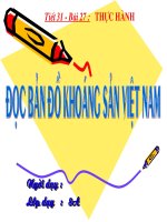 BAI 31 DL 8: DOC BAN DO VN