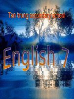 English 7 Unit 12 language focus 4