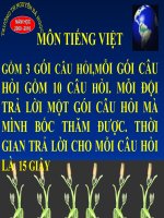 THI MON TIENG VIET