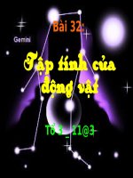 Bài 32: Tập tính ở động vật