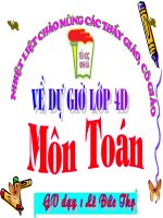Tìm phân so của mot so