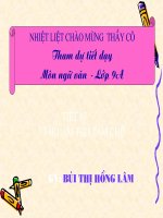 Tiết 87: Tập làm thơ 8 chữ