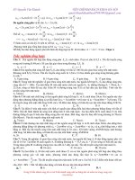 Trắc nghiệm giao thoa sóng