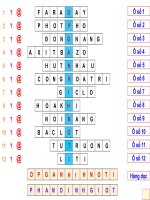 Ô chữ Vật lý 1