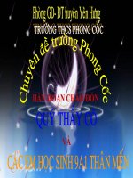 Tiết 29: Phương pháp nghiên cứu di truyền học người - Sinh 9