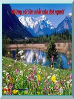 Những cái lớn nhất của đời người