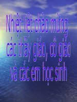 Ông già và biển cả ( T1)