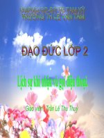 LỊCH SỰ KHI NHẬN VÀ GỌI ĐIỆN THOẠI