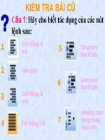 Trình bày văn bản và in