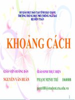 Hình 11 cb Ôn tập khoảng cách. Mong các anh chị chỉ  giáo