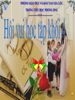 RUNG CHUÔNG VÀNG - LỚP 4