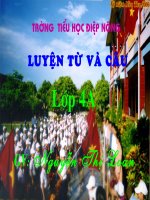 LTC: Lịch sự khi đặt câu - lớp 4