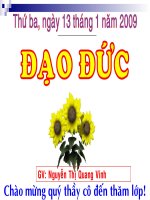 Vâng lời Thầy cô giáo