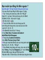 Tao dong ho dem nguoc