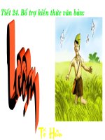 Bo tro kien thuc buoi chieu