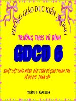 Bài 16: Quyền được pháp luật bảo hộ về tính mạng, thân thể sức khoả