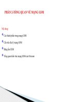 OVERVIEW OF GSM SYSTEM