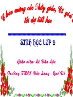 Tiết 56 Tác động của con người đối với môi trường