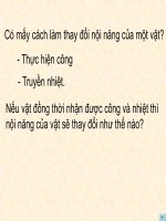 NGUYÊN LÍ I NHIỆT ĐỘNG LỰC HỌC