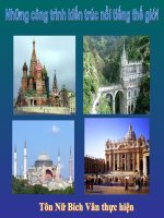 Kiến trúc đẹp nổi tiếng thế giới