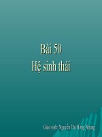 Hệ sinh thai -lop 9