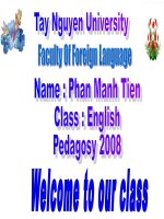 giáo án anh văn 10