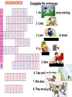 ACTIVITIES AND THE SEASONS