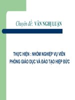 chuyen de van nghi luan