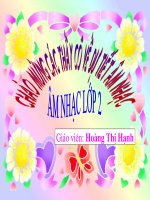 Tiết 24: Ôn bài hát: Chú chim nhỏ dễ thương