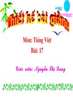 học vần bài 17 U, Ư